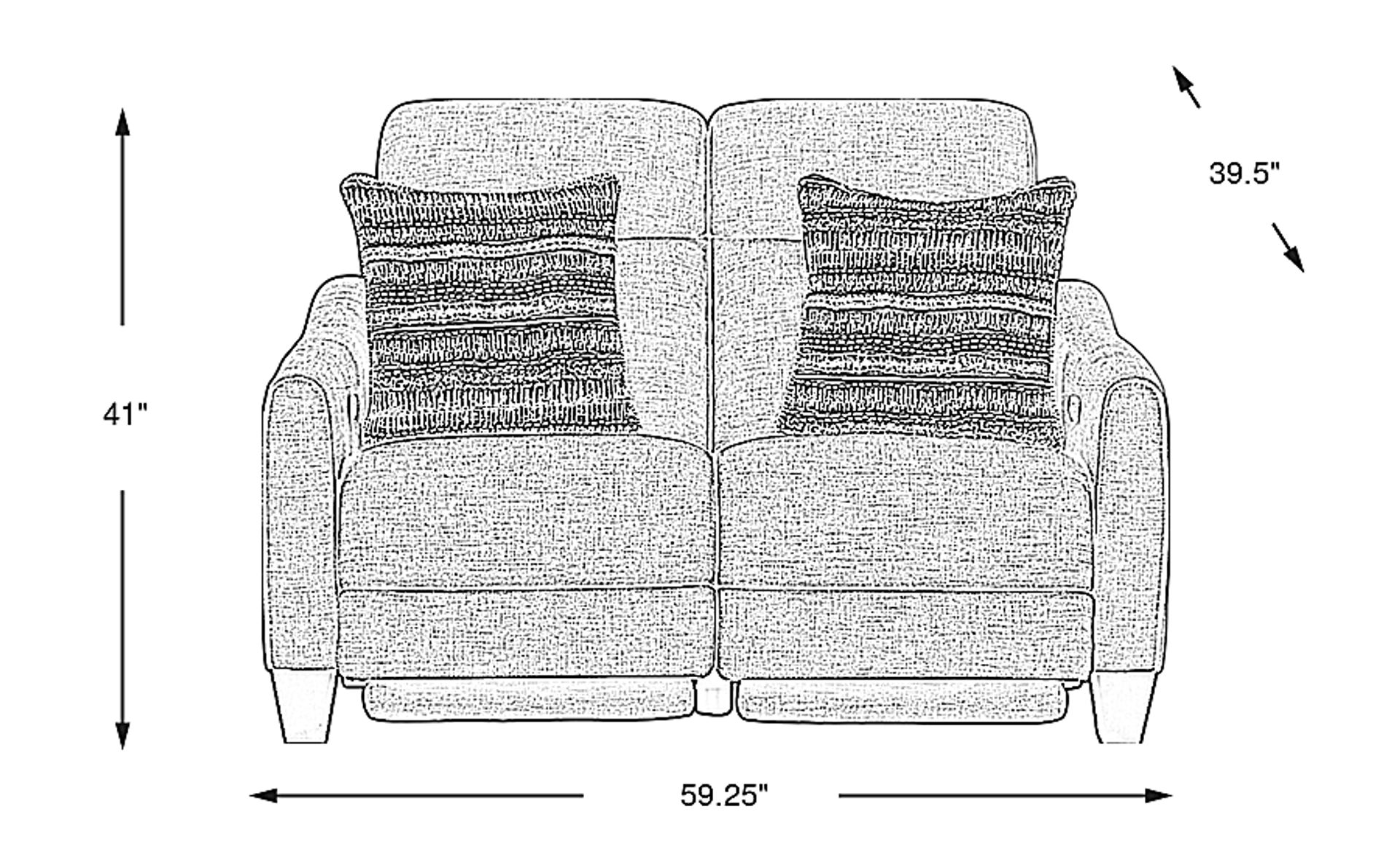 Dimension Image. Please refer to the Dimension Tab on this page for dimension details.