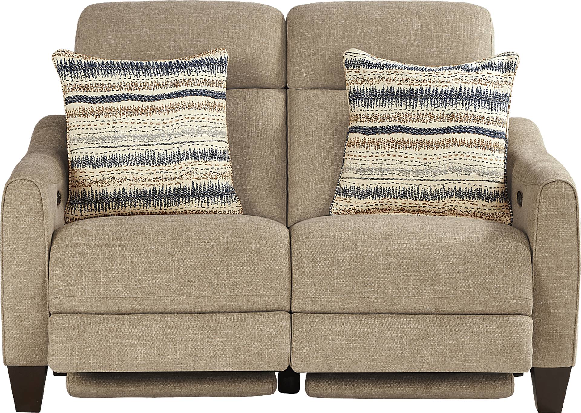 dual power reclining loveseat