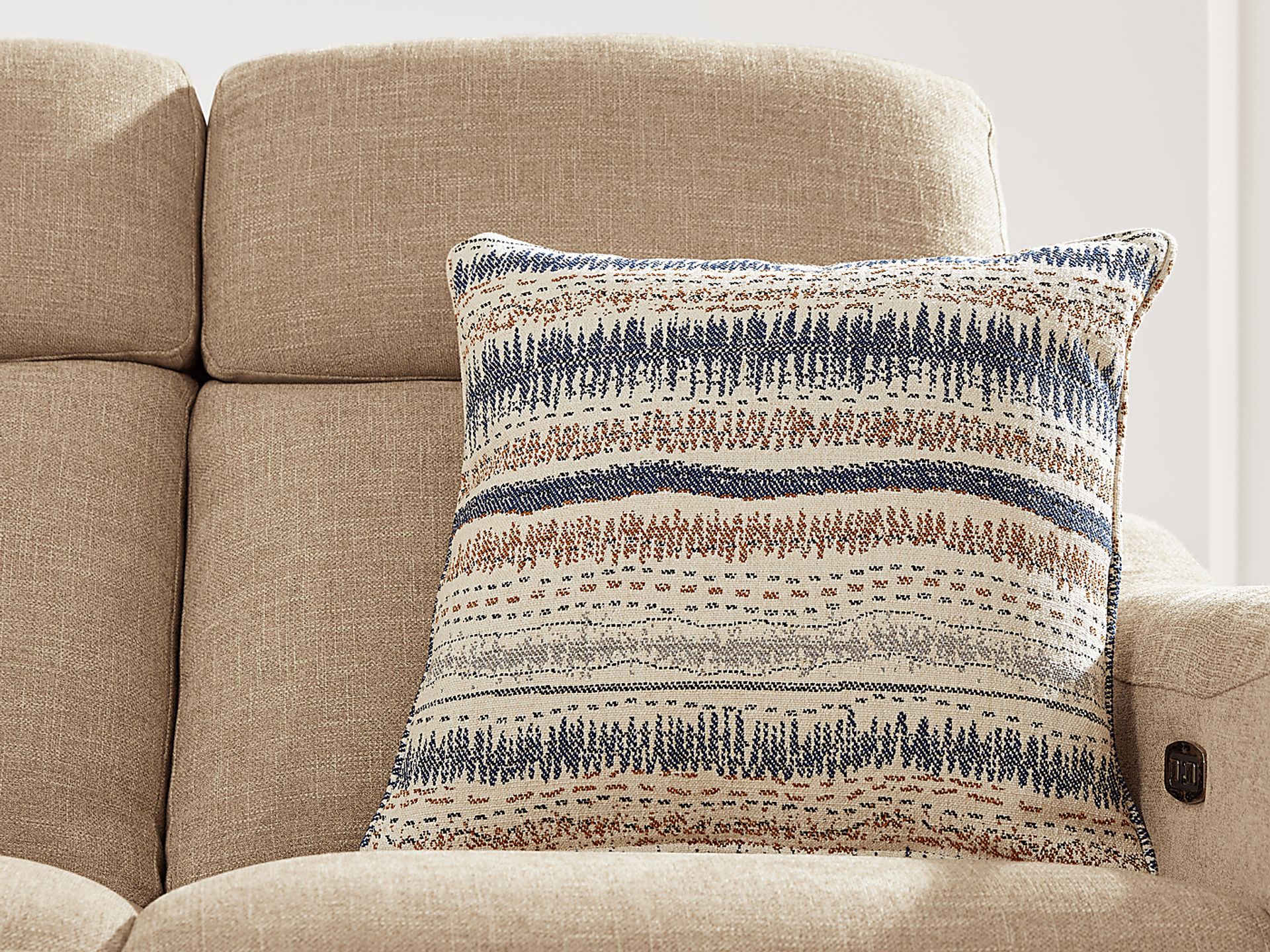 Stonecrest Camel Dual Power Reclining Sofa - Image 3