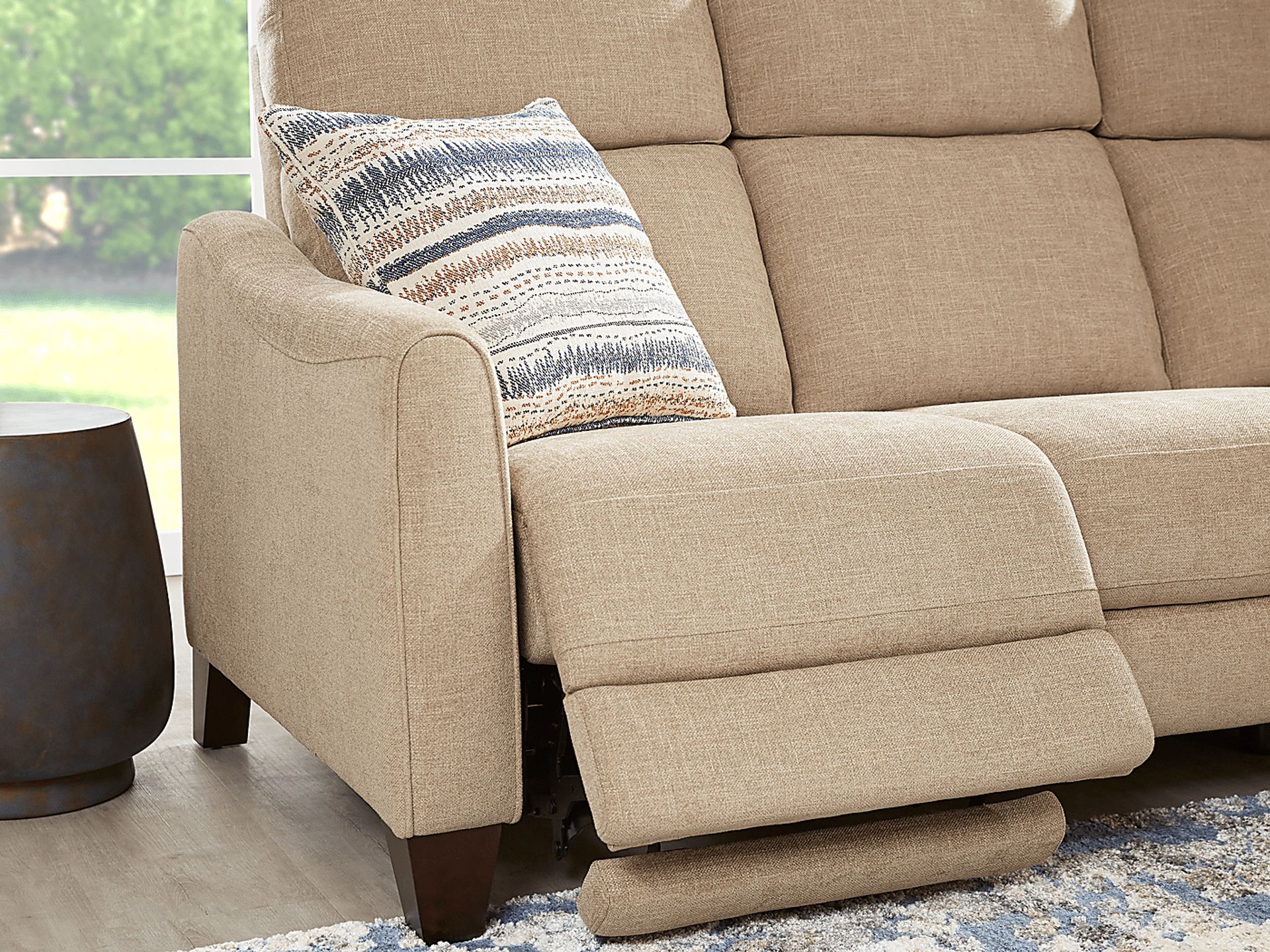 Stonecrest Camel Dual Power Reclining Sofa - Image 5