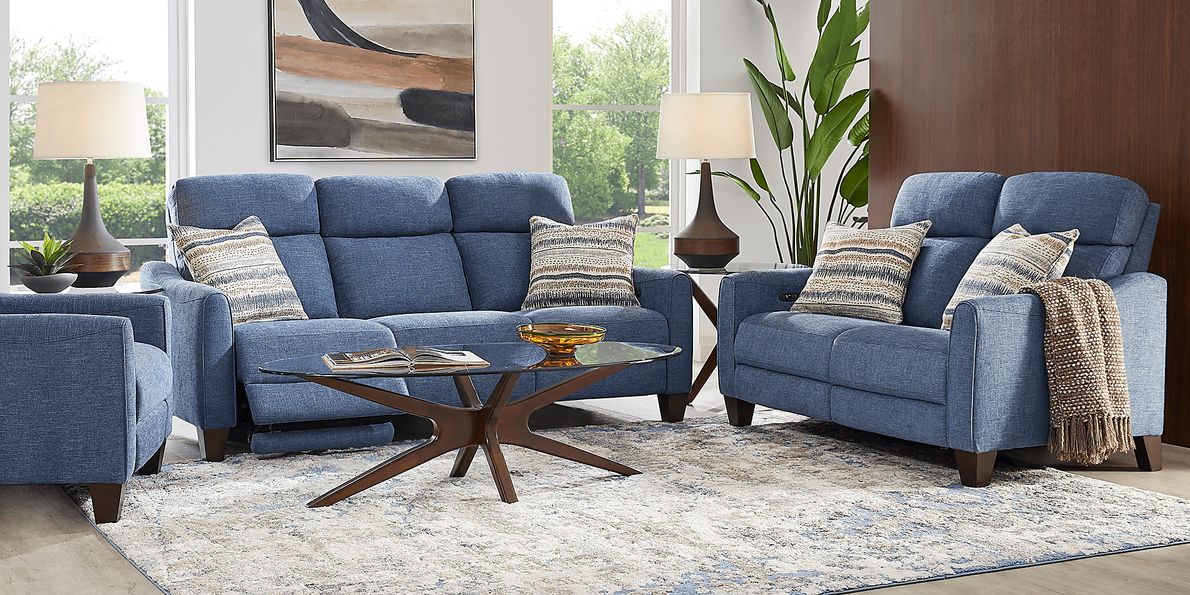 Indigo bay deals leather reclining sofa