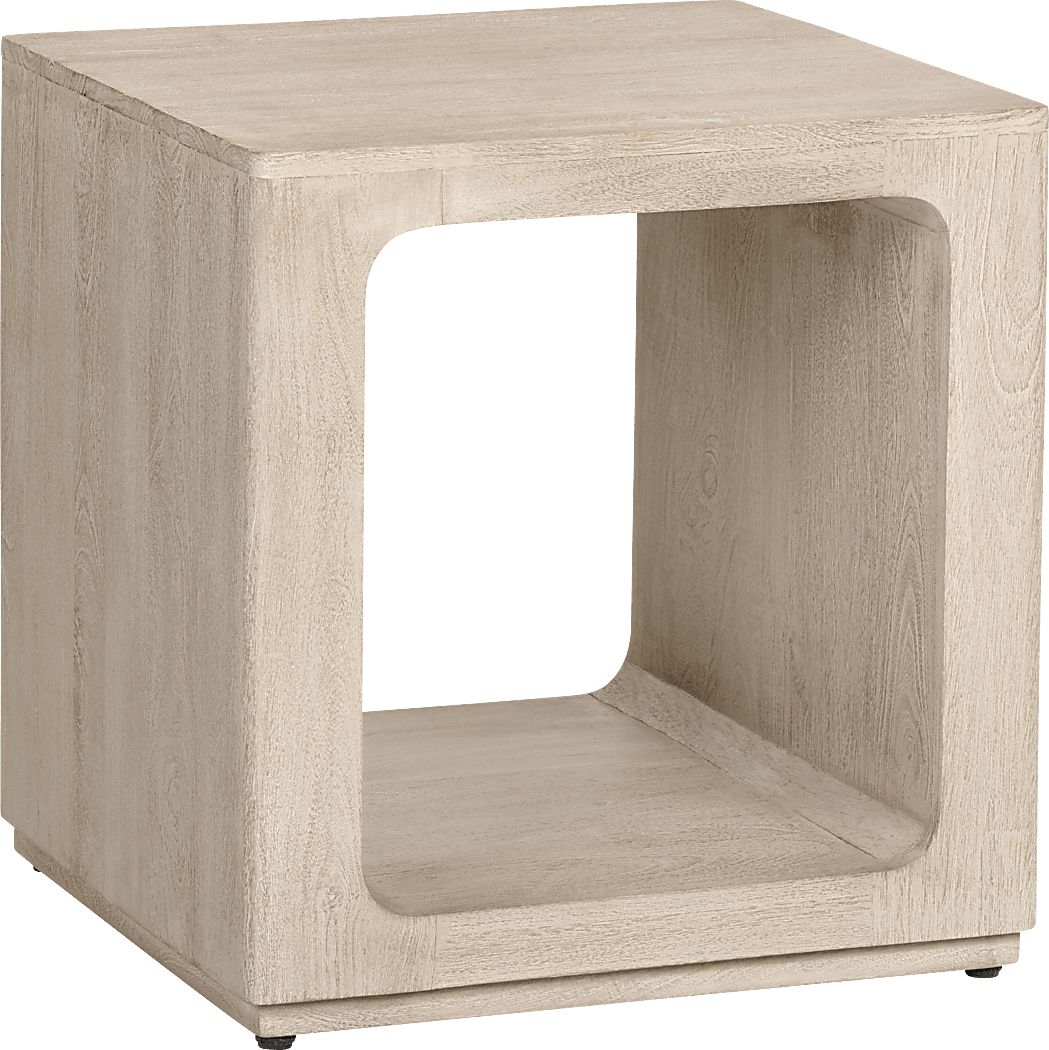 Stonecrop Beige End Table
