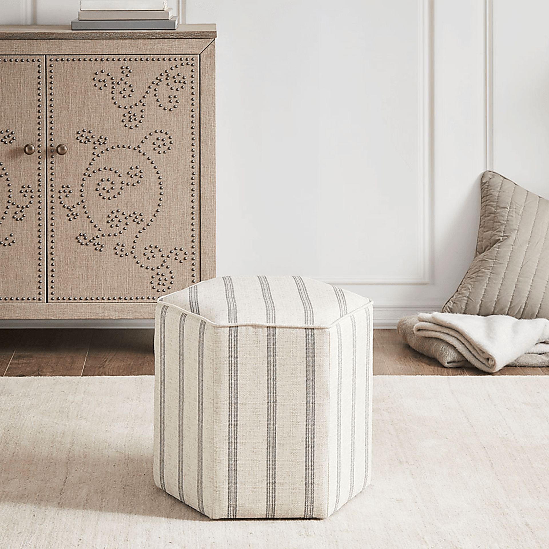 Stonefir Natural Ottoman - Image 2