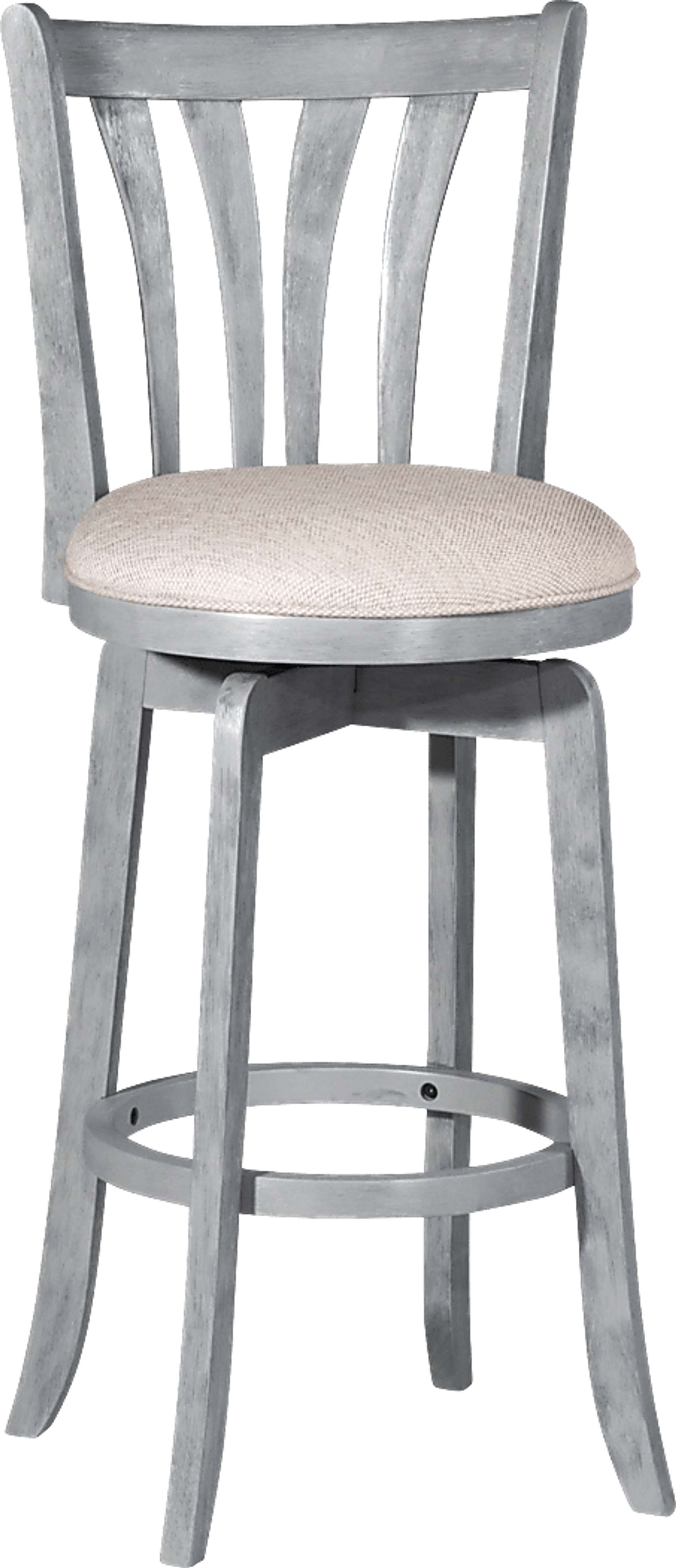 Stoneflower Blue Swivel Counter Height Stool - Image 1