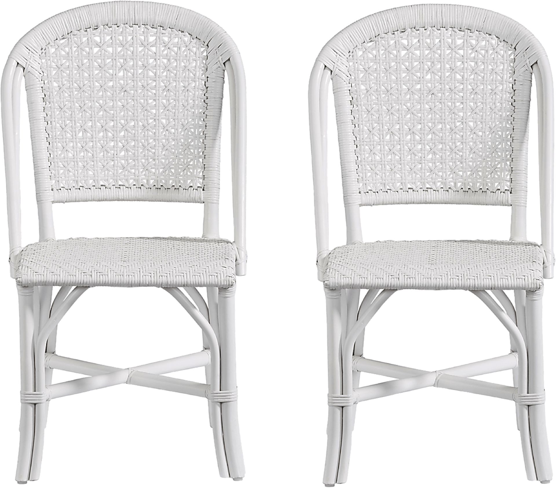 Stonegarden White Dining Chair, Set of 2 - Image 2