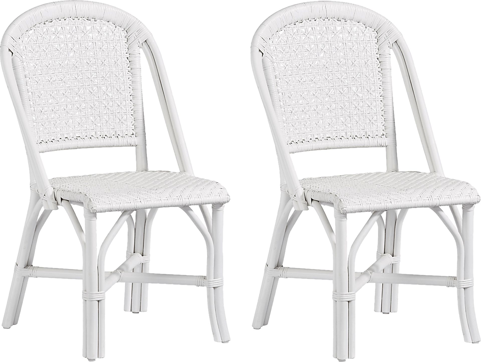 Stonegarden White Dining Chair, Set of 2 - Image 1