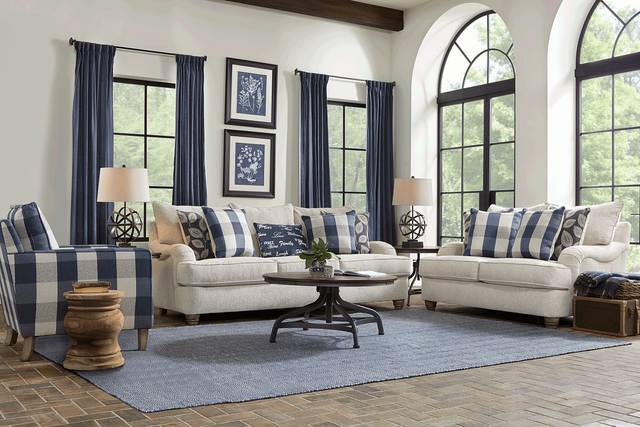 Stonehill Beige 3 Pc Living Room - Thumbnail - Image 1