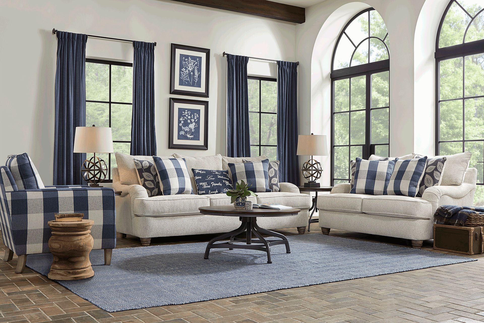 Stonehill Beige 3 Pc Living Room - Image 1
