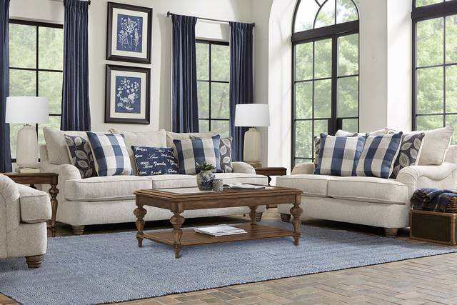 Stonehill Beige 5 Pc Living Room - Thumbnail - Image 1