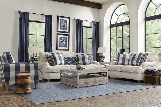 Stonehill Beige 8 Pc Living Room - Thumbnail - Image 1