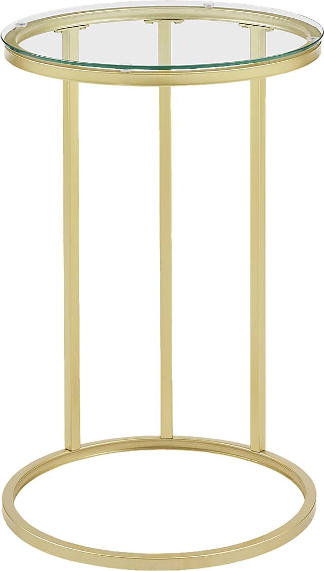 Stoneholm Gold End Table - Thumbnail - Image 1