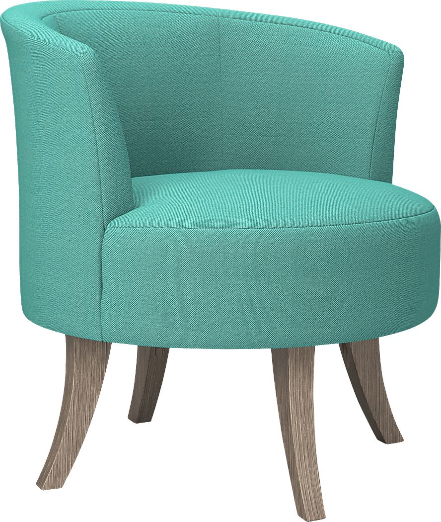 Stoneleigh Aqua Accent Swivel Chair Rooms To Go