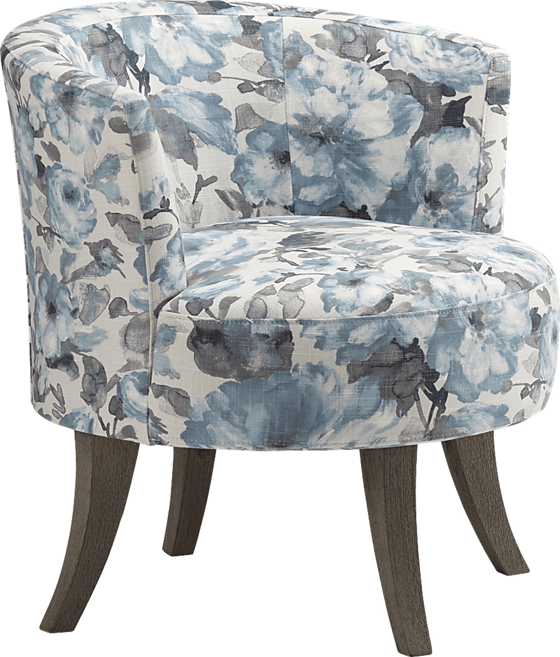 Stoneleigh Blue Accent Swivel Chair - Image 1