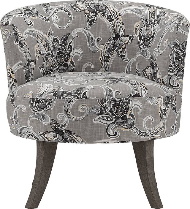 Stoneleigh Dark Gray Accent Swivel Chair - Thumbnail - Image 2