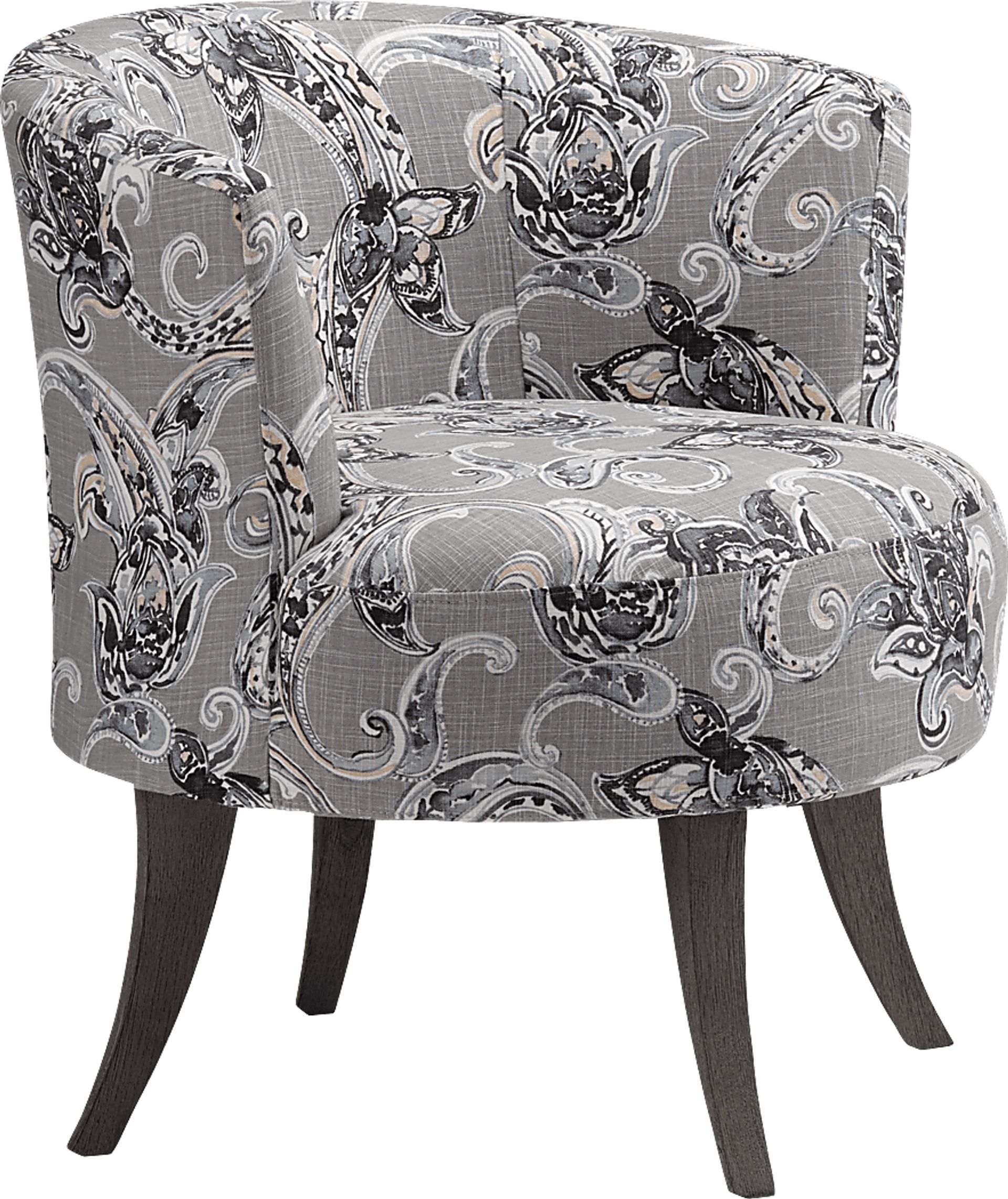 Stoneleigh Dark Gray Accent Swivel Chair - Image 1