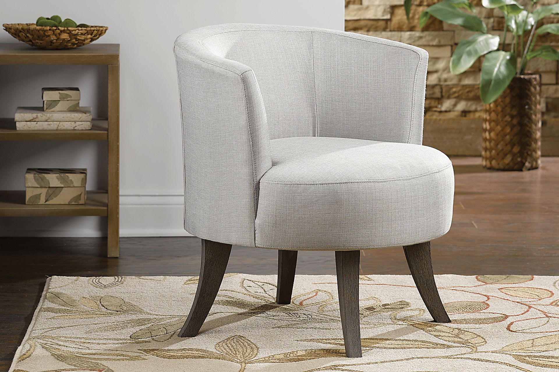 Stoneleigh Gray Accent Swivel Chair - Image 2
