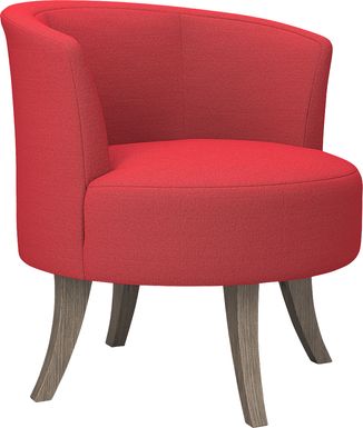 Stoneleigh Red Accent Swivel Chair