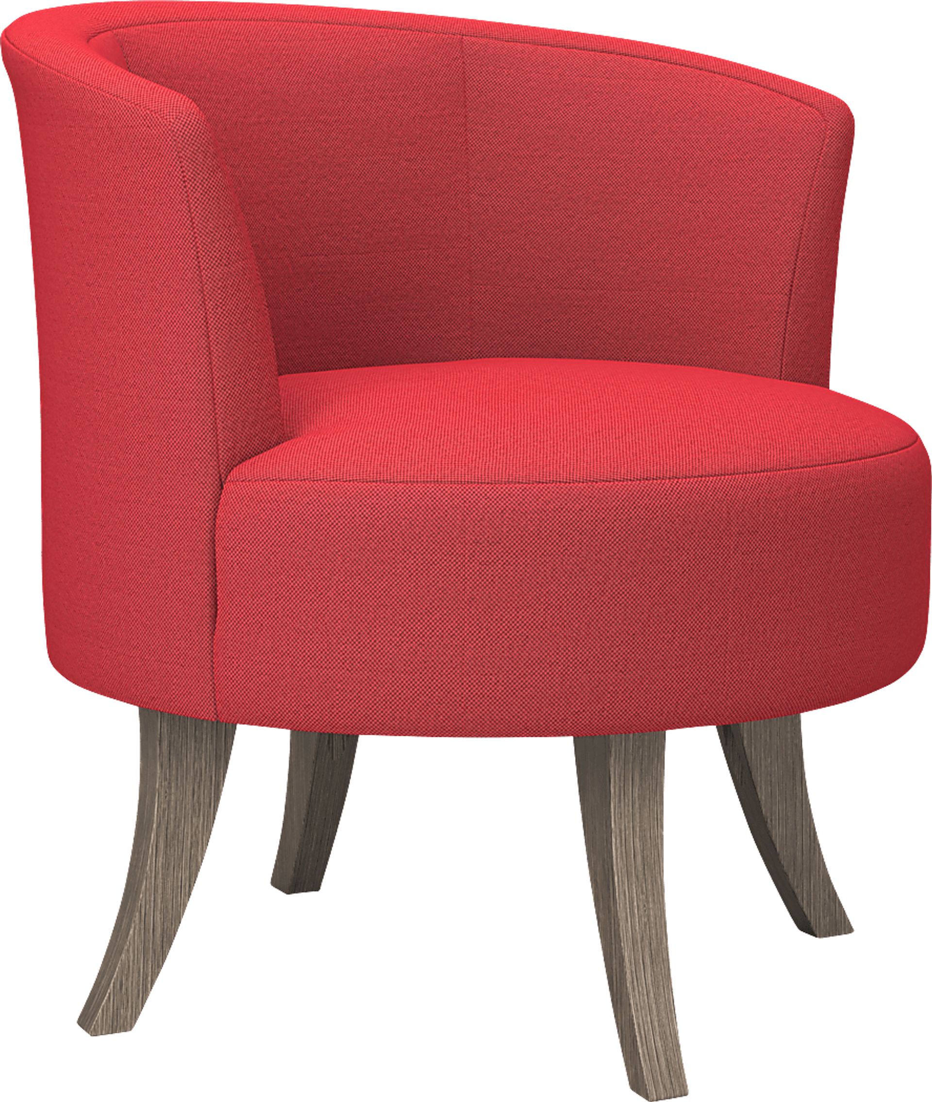 Stoneleigh Red Accent Swivel Chair - Image 1