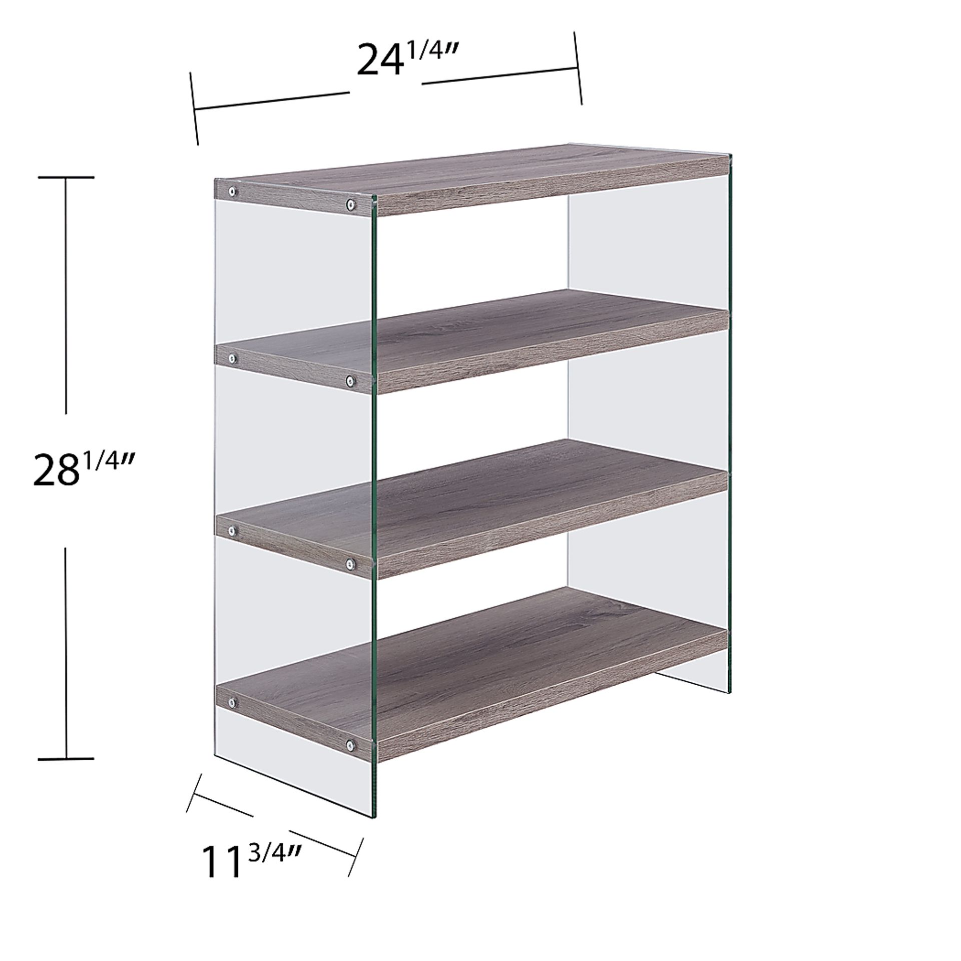 Stoneler Natural Large Bookcase - Image 5