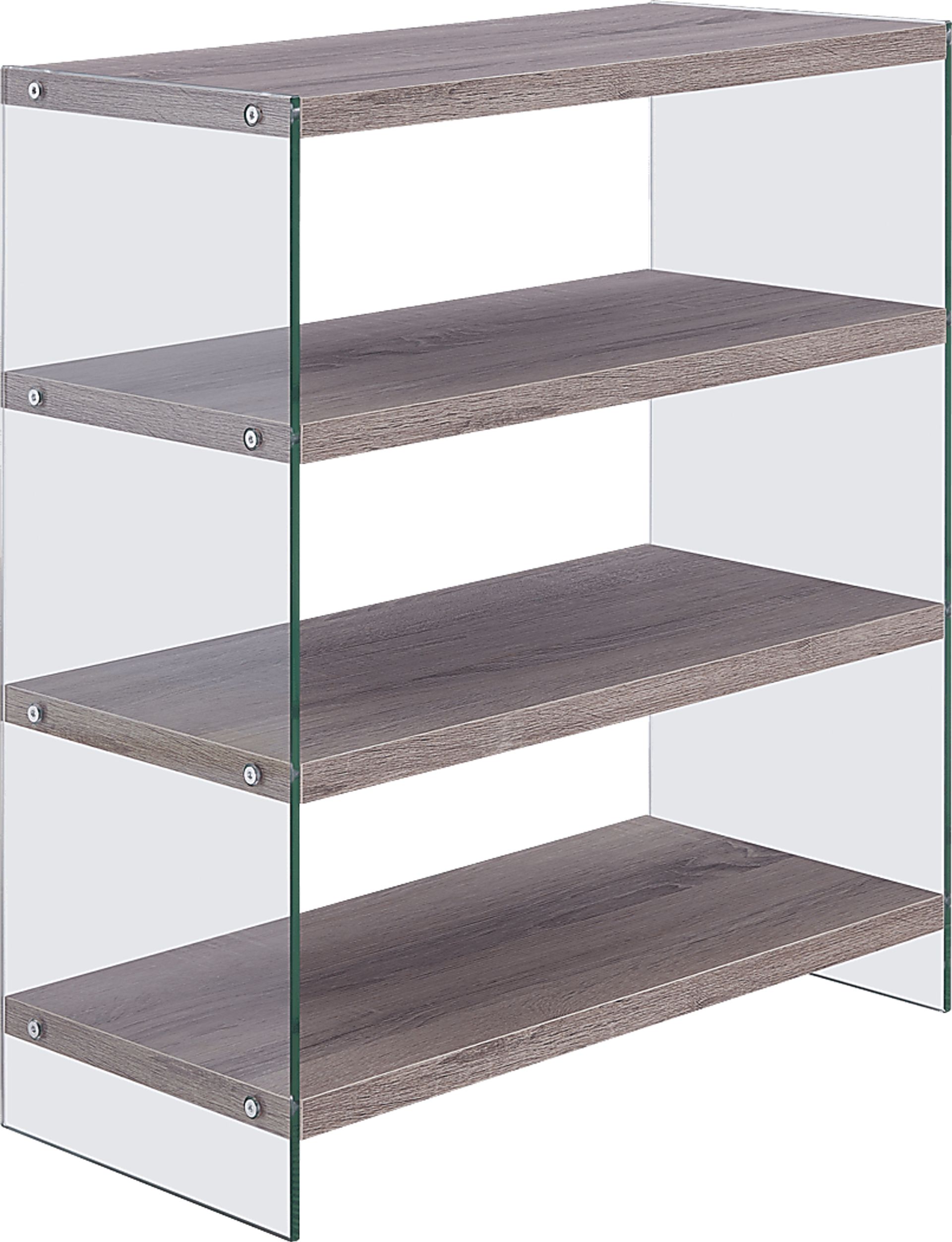 Stoneler Natural Large Bookcase - Image 1