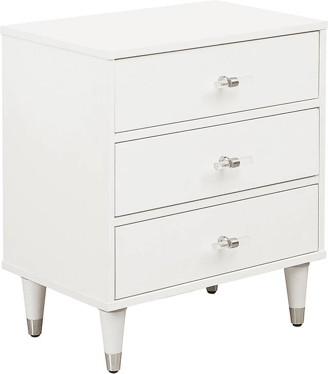 Stonemont White Nightstand - Thumbnail - Image 1