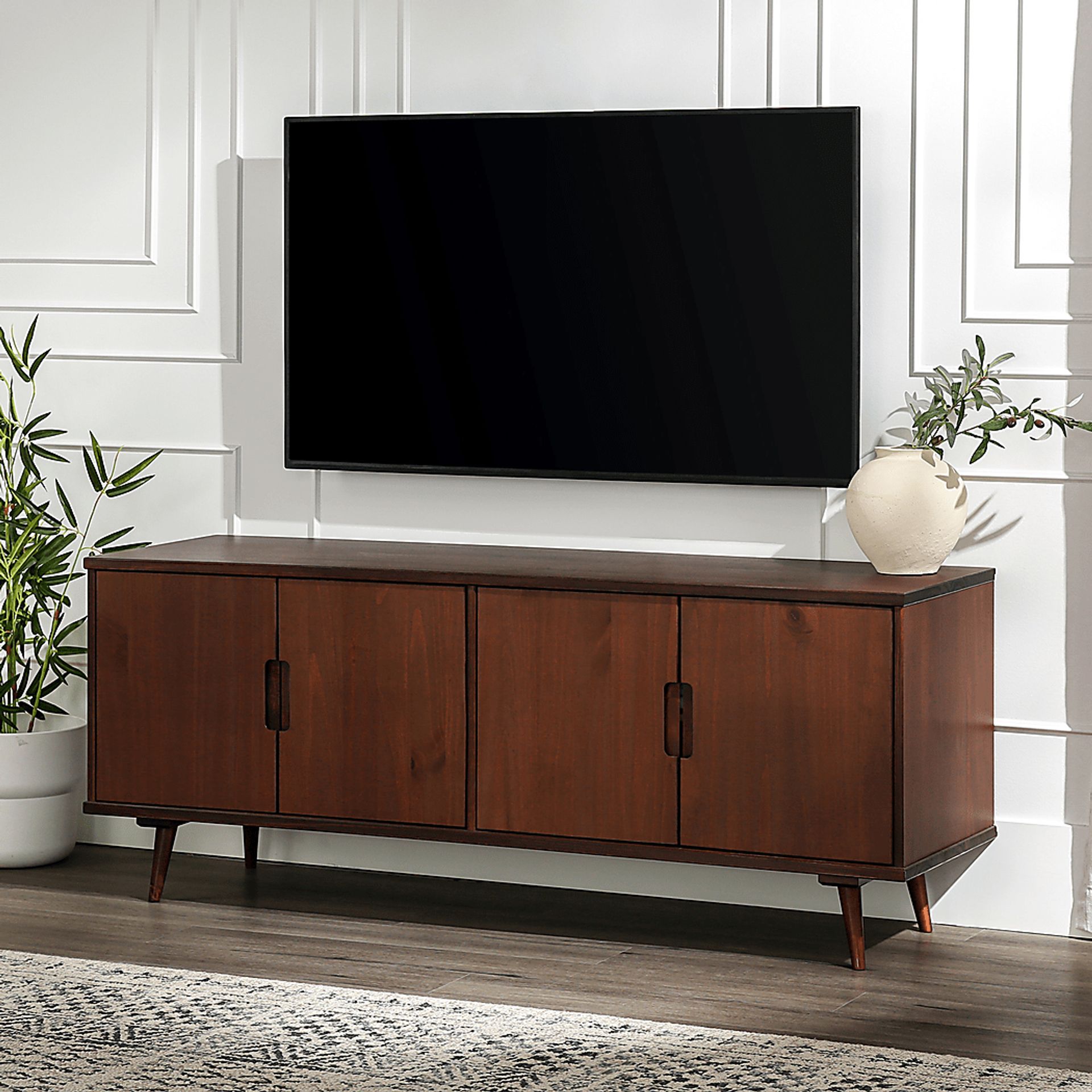 Stonesale Walnut 60 in. Console - Image 2