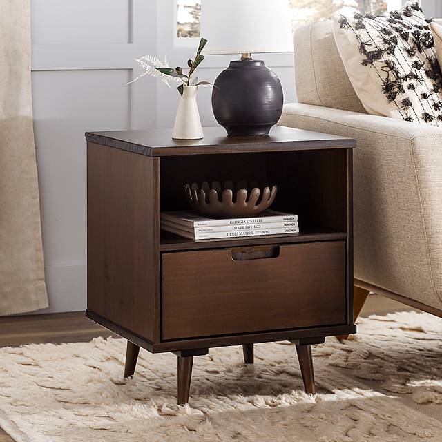 Stonesale Walnut End Table - Thumbnail - Image 2