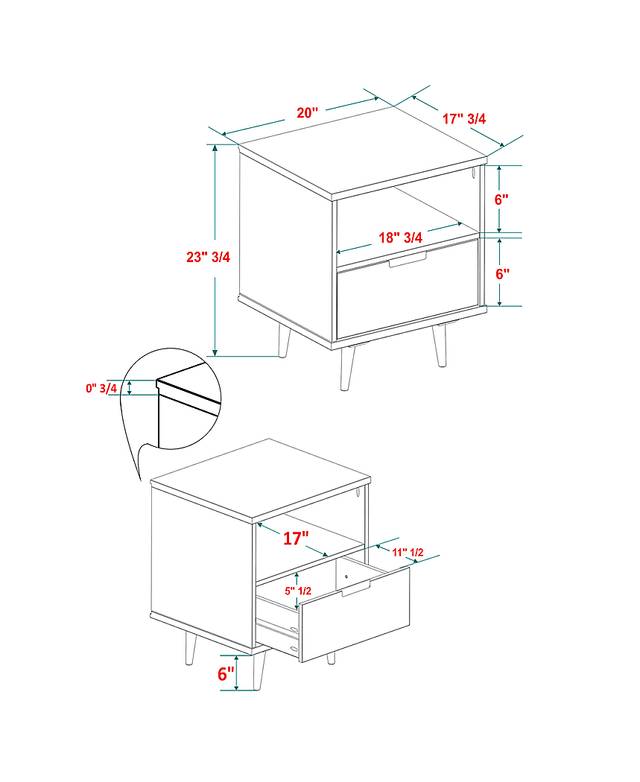 Stonesale Walnut End Table - Thumbnail - Image 8