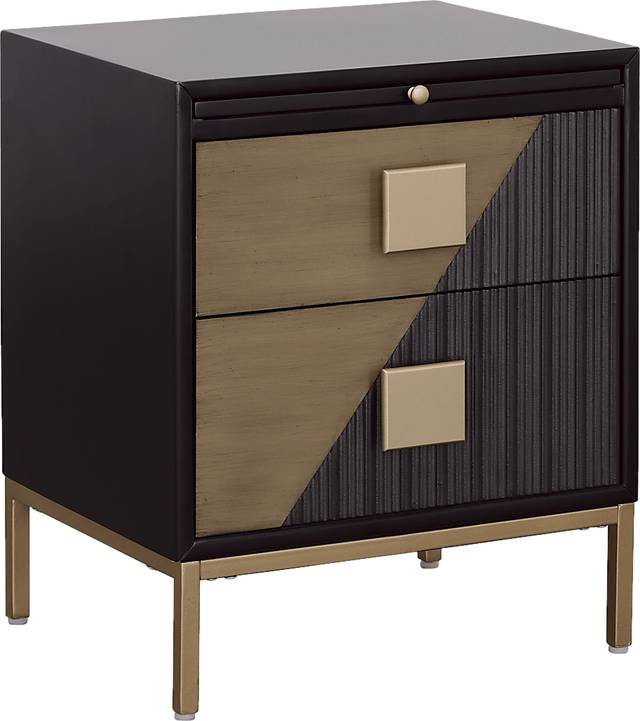 Stonethrow Black Side Table - Thumbnail - Image 1