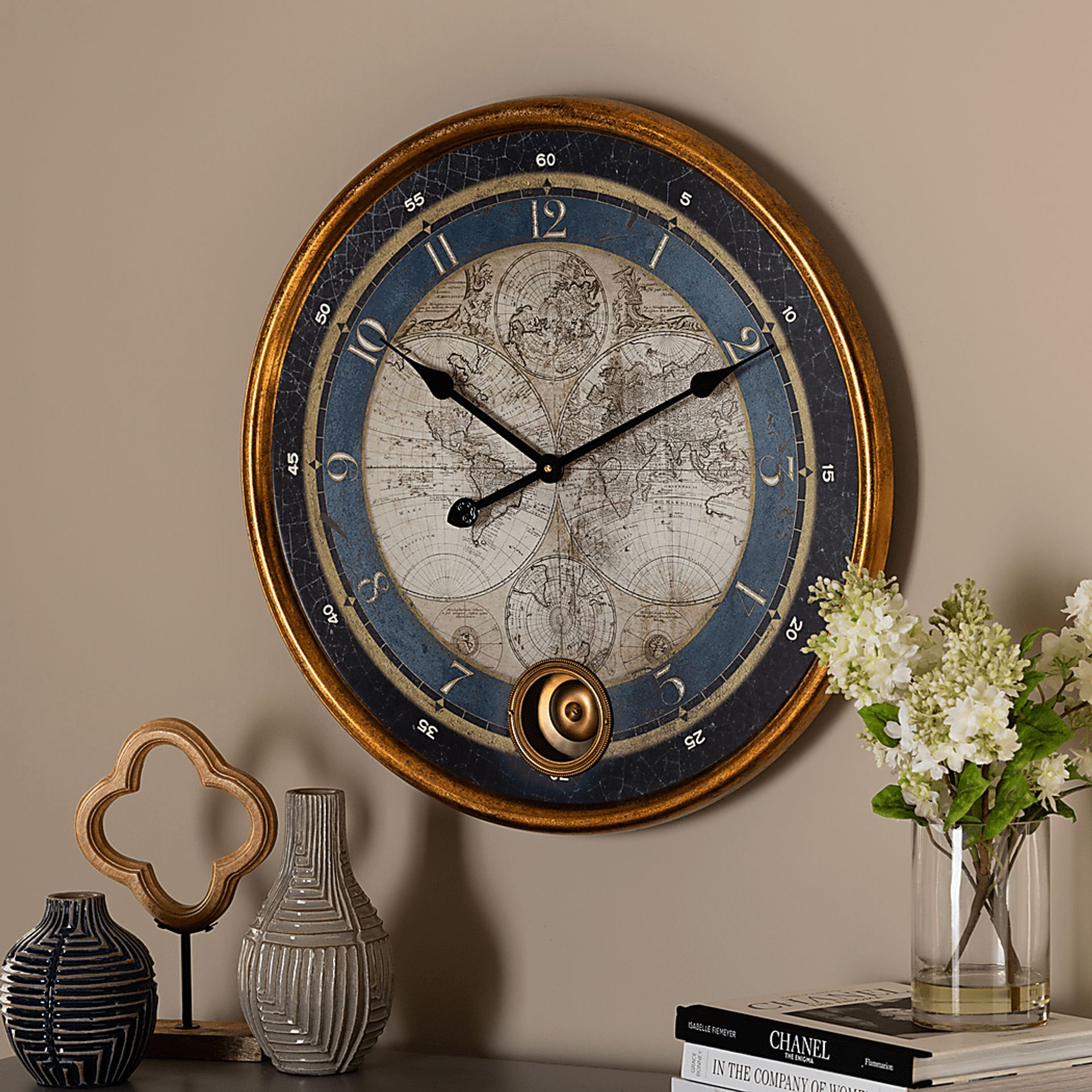 Stonham Blue Wall Clock - Image 2