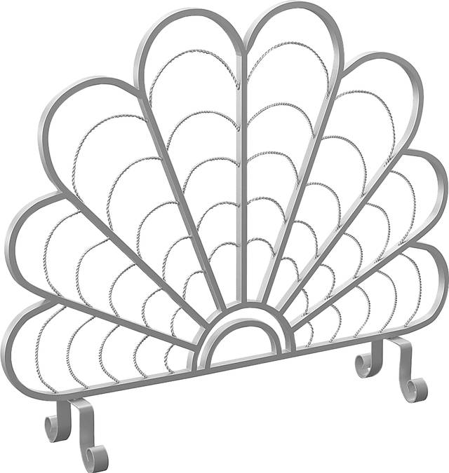 Stonton Silver Fireplace Screen - Thumbnail - Image 2