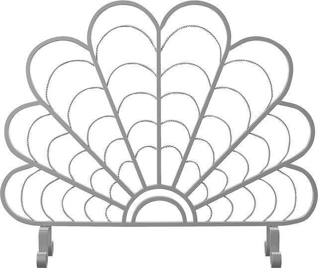 Stonton Silver Fireplace Screen - Thumbnail - Image 1