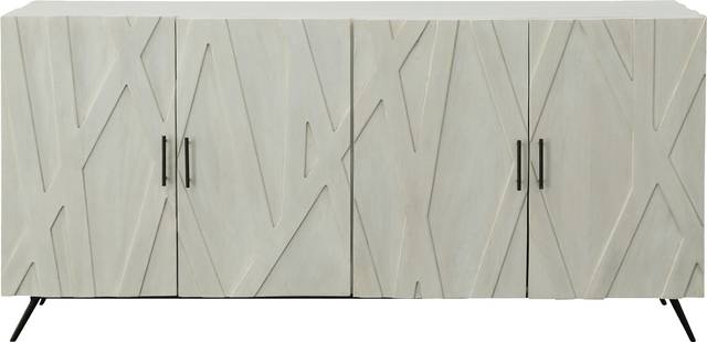 Stonycroft White Credenza - Thumbnail - Image 3