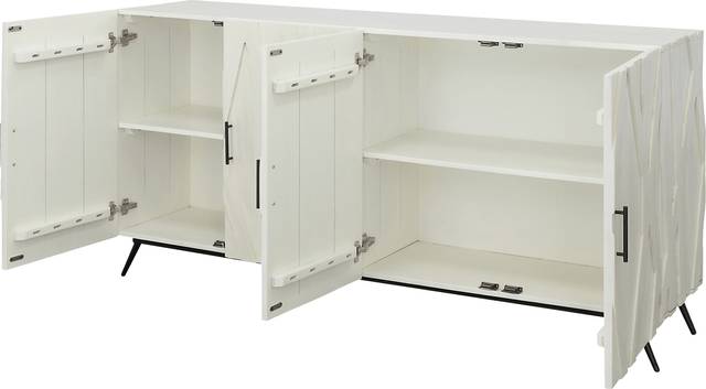 Stonycroft White Credenza - Thumbnail - Image 4