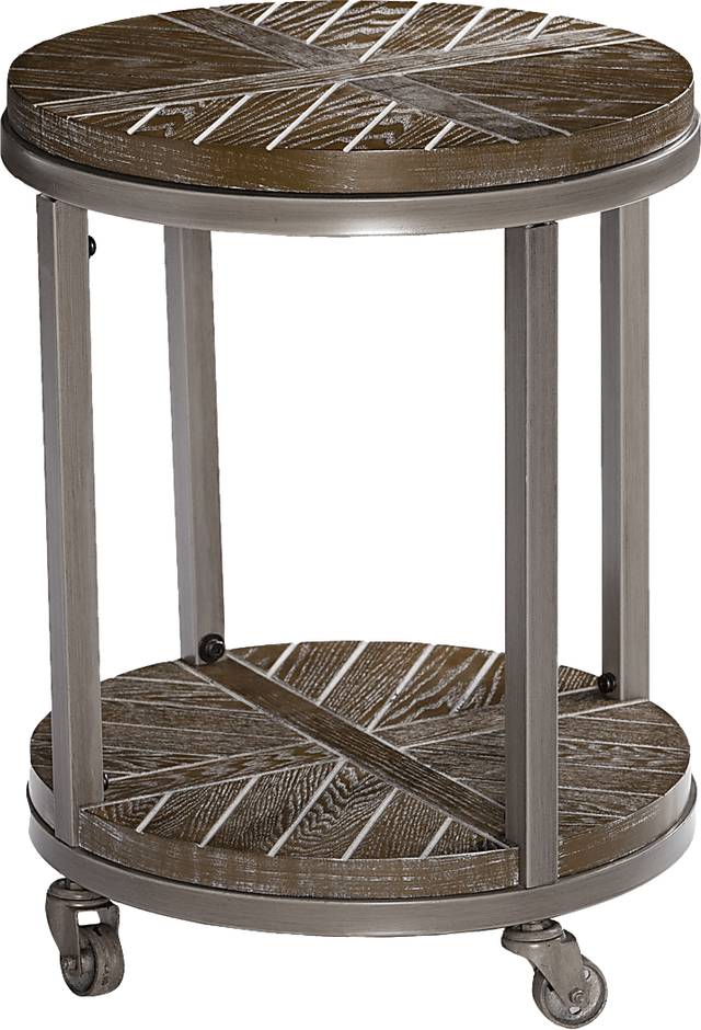 Stonymade Brown End Table - Thumbnail - Image 1