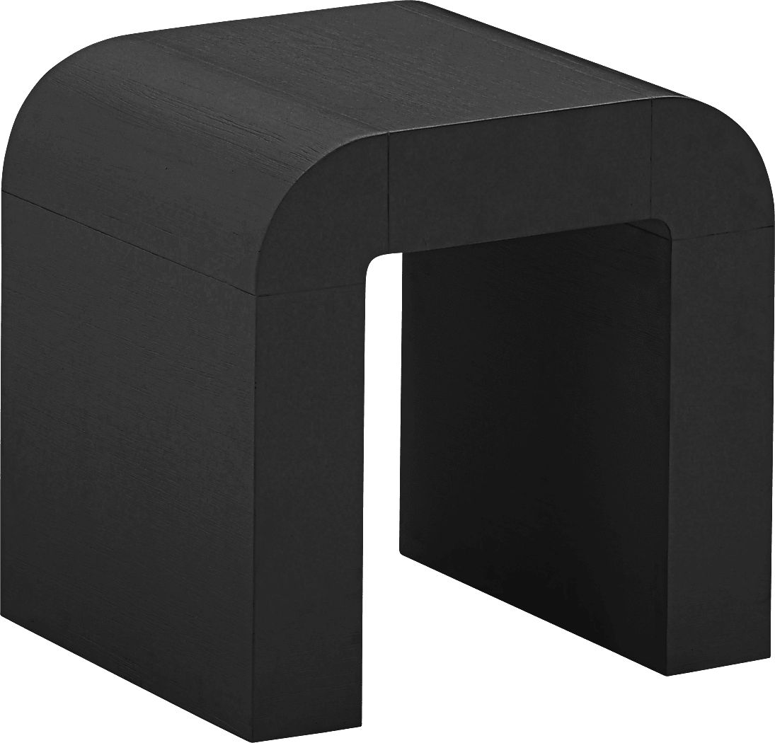 Storla Black End Table