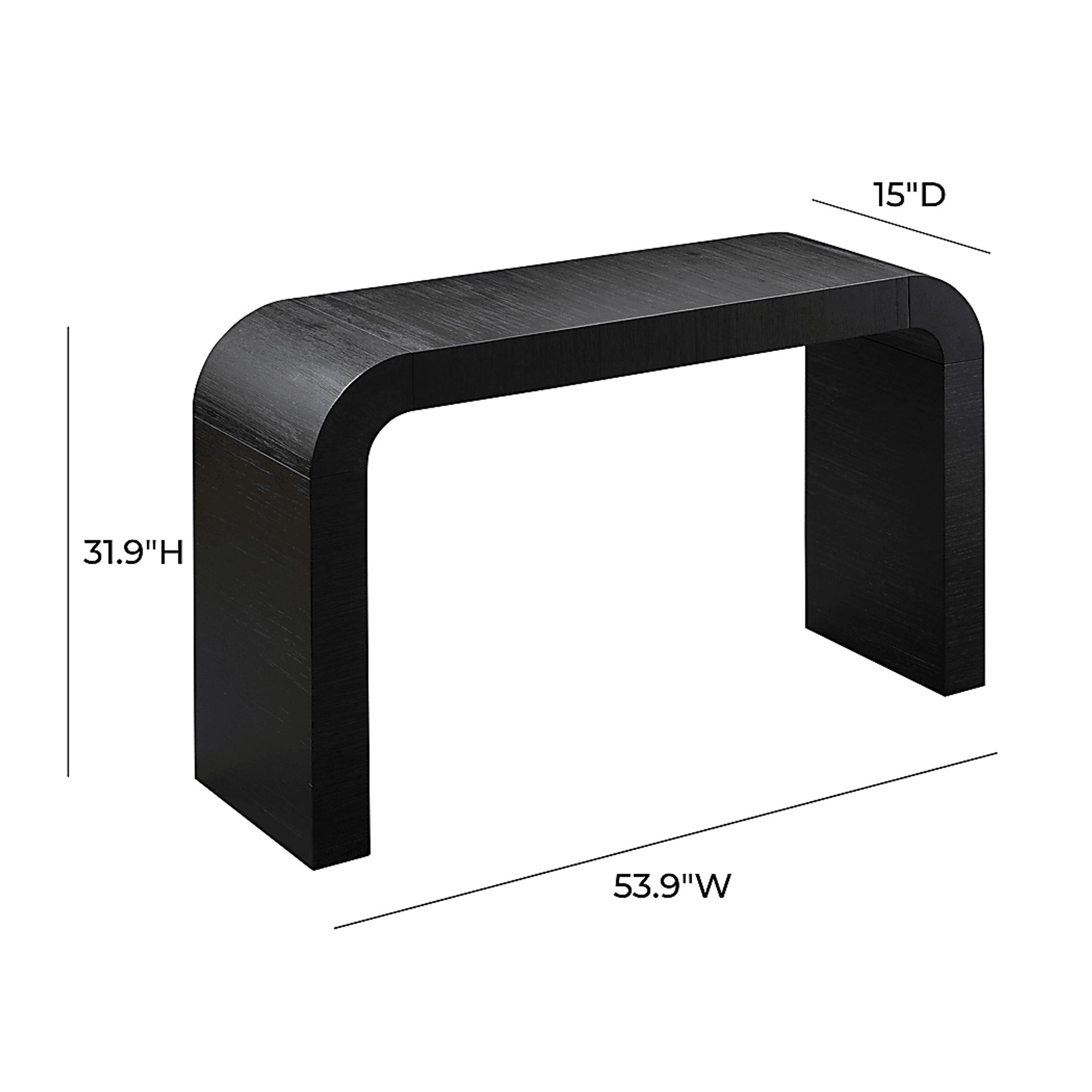 Storla Black Sofa Table - Image 6