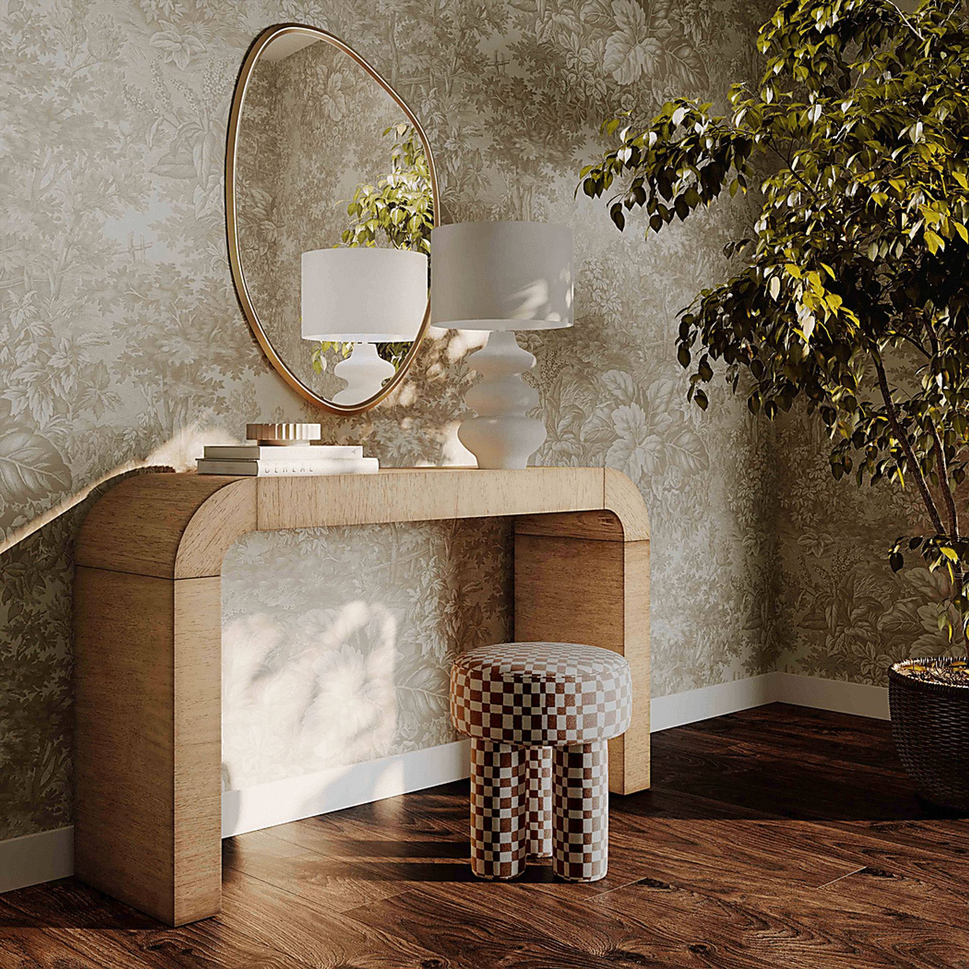 Storla Brown Sofa Table - Image 2