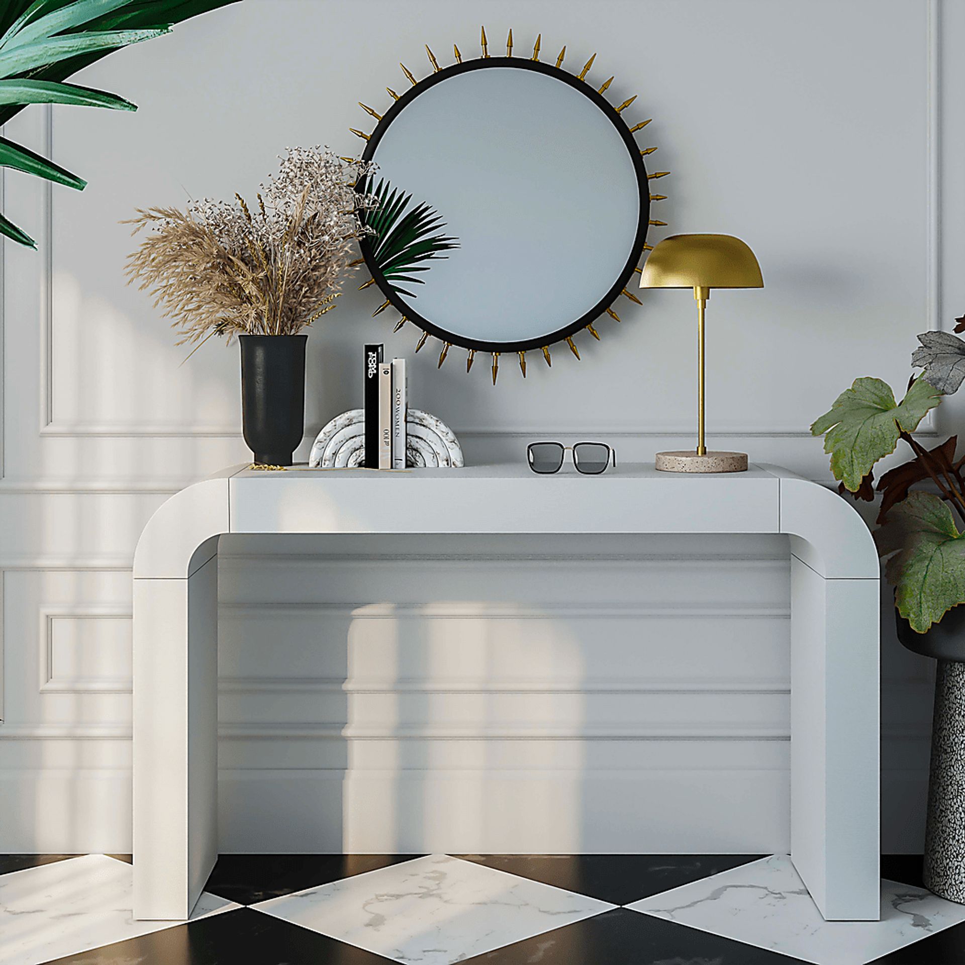 Storla White Sofa Table - Image 7