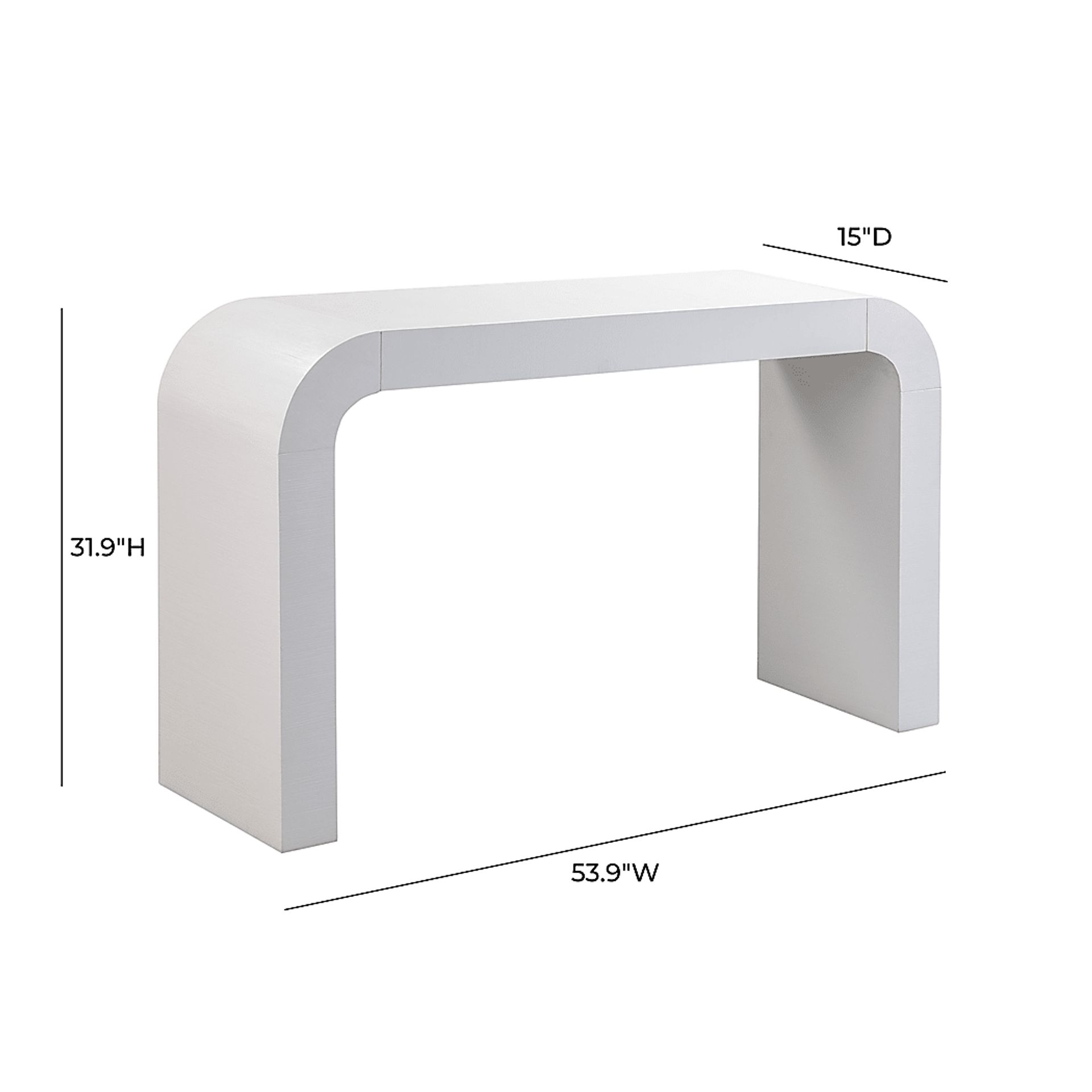 Storla White Sofa Table - Image 8