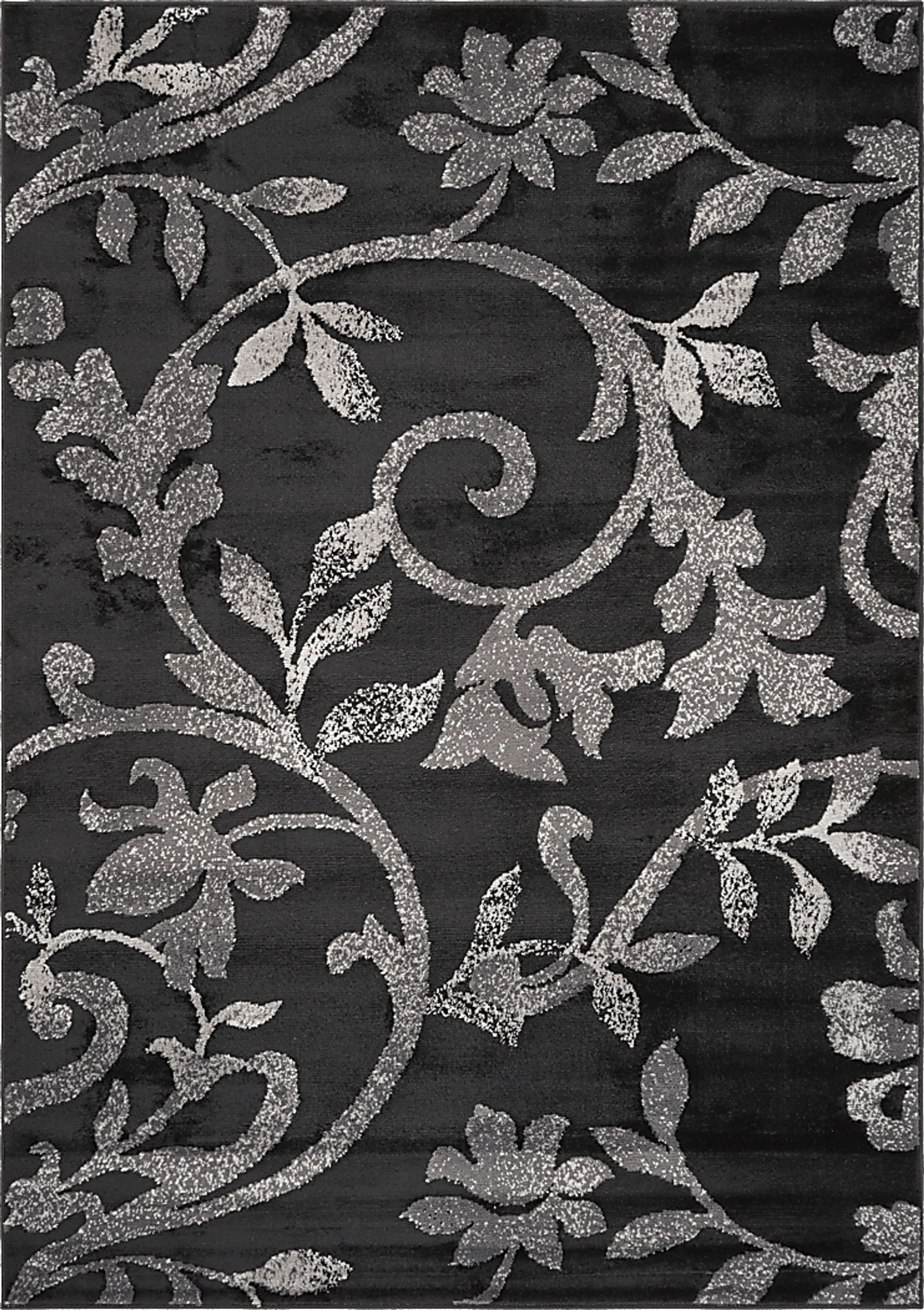 Storleah Black 7'9 x 9'5 Rug - Image 1