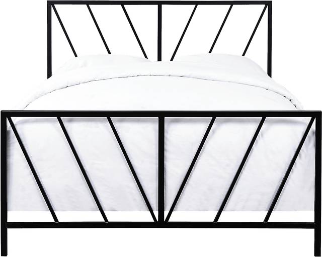 Storm Black Queen Bed - Thumbnail - Image 1