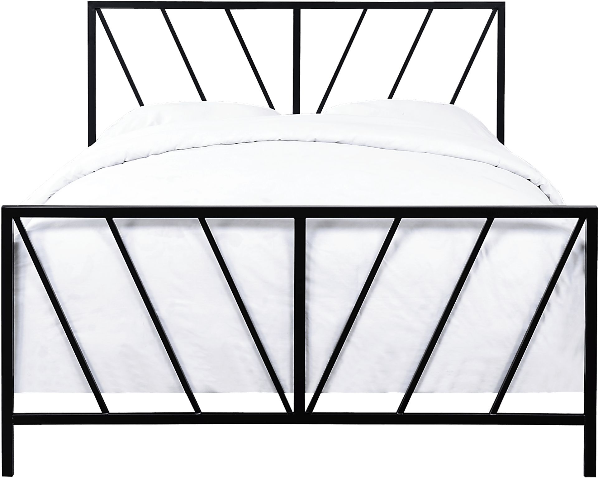 Storm Black Queen Bed - Image 1