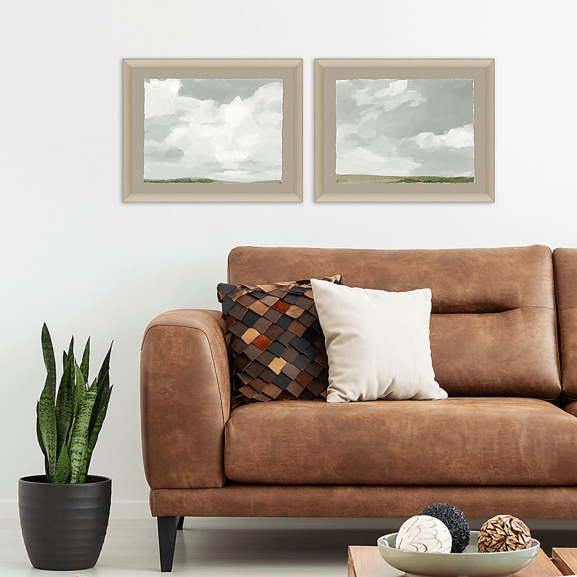 Storm Coming Gray Framed Artwork - Image 2