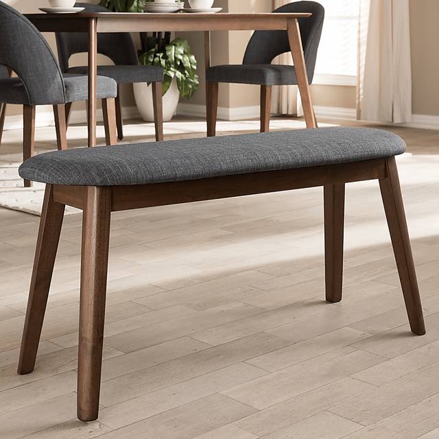 Stormbank Dark Gray Dining Bench - Thumbnail - Image 2
