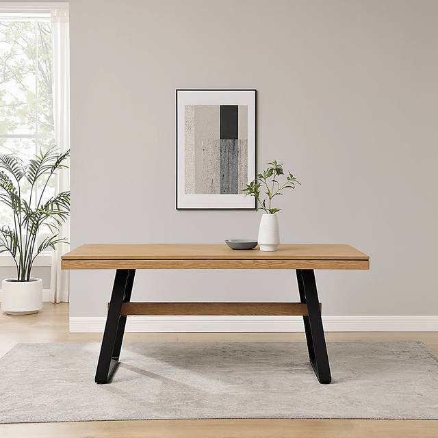 Stormdenn Light Oak Dining Table - Thumbnail - Image 2