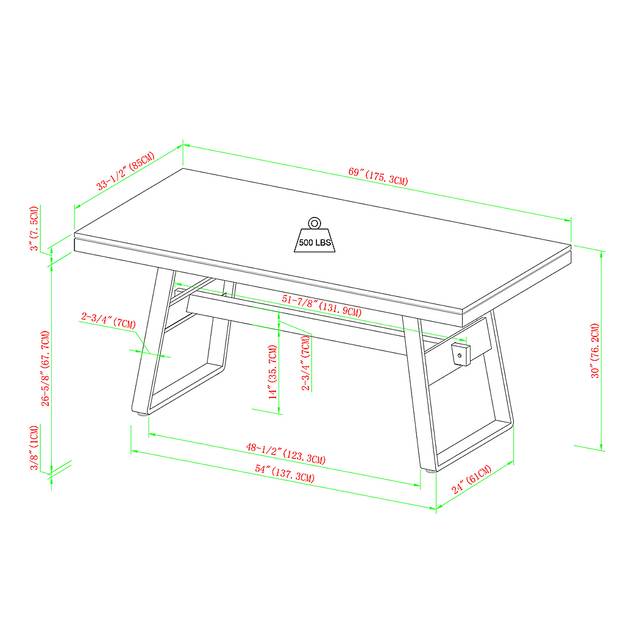 Stormdenn Light Oak Dining Table - Thumbnail - Image 7
