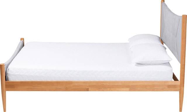 Stormsun Gray and Brown Queen Bed - Thumbnail - Image 8