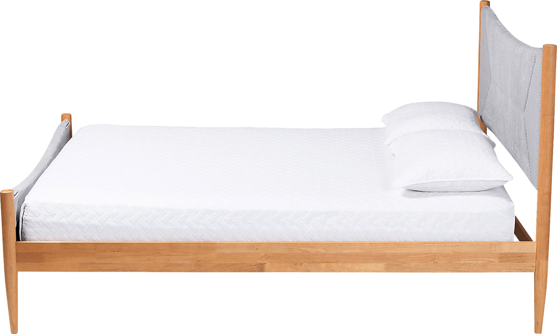 Stormsun Gray and Brown Queen Bed - Image 8