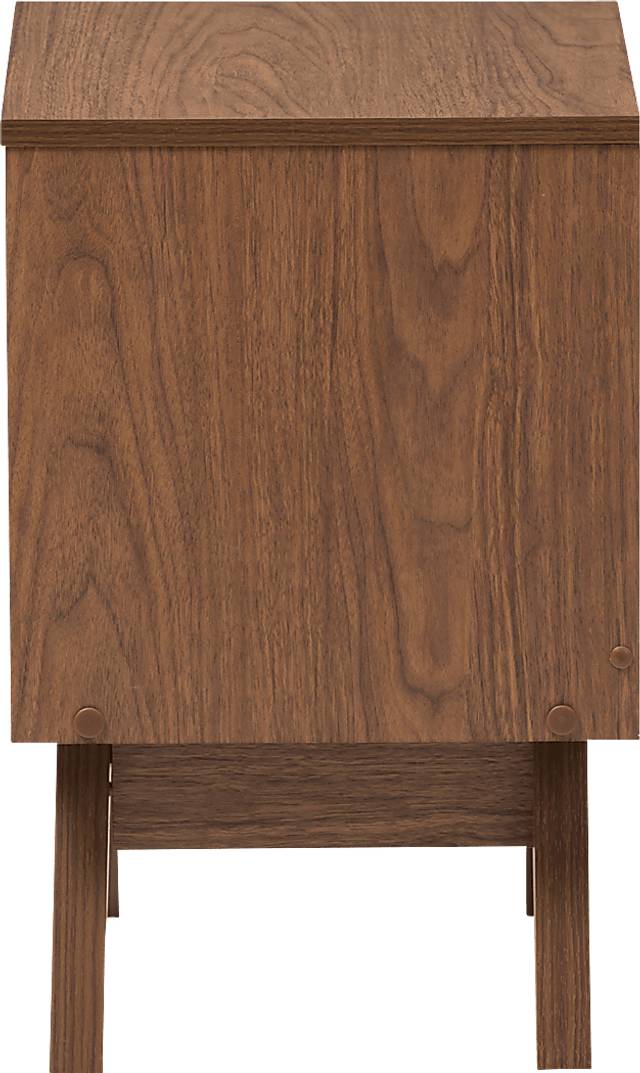 Stormtime White and Brown Nightstand - Thumbnail - Image 4